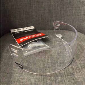 CCM Hockey VR Pro Short Half Shield Visor Senior Clear New with Hardware